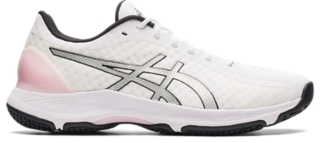 Asics black and white netball shoes new arrivals