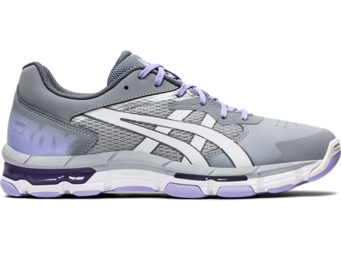 Asics grey on sale netball trainers