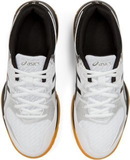 Asics gel rocket 9 white black hotsell