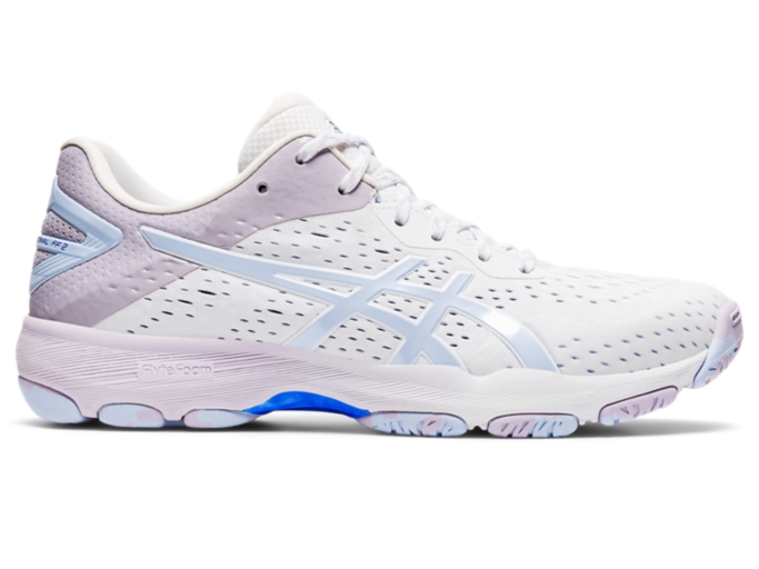 NETBURNER PROFESSIONAL FF 2 Women White Soft Sky Women s Netball Shoes ASICS Australia