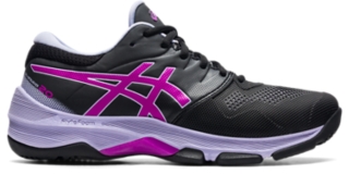 Women's GEL-NETBURNER 20 (D WIDE) | Black/Orchid | Netball | ASICS ...