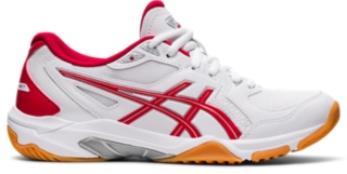 red womens asics