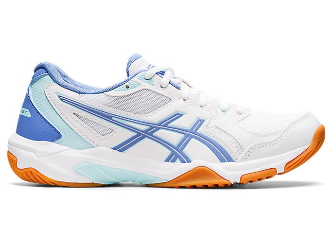 Women's GEL-ROCKET 10 | White/Periwinkle Blue | Volleyball Shoes | ASICS