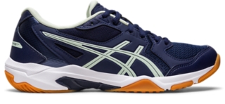 Women's GEL-ROCKET 10 | Peacoat/Whisper Green | Volleyball Shoes | ASICS