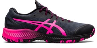 Purple asics netball shoes on sale