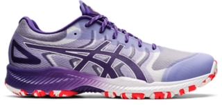 NETBURNER PROFESSIONAL FF 3 Women White Gentry Purple Women s Netball Shoes ASICS Australia