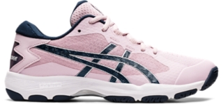 GEL NETBURNER ACADEMY 9 Women Barely Rose French Blue Women s Netball Shoes ASICS Australia