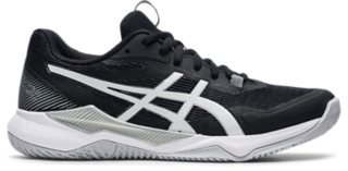 Asics black 2025 volleyball shoes