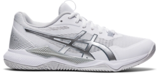 Asics black and shop silver volleyball shoes