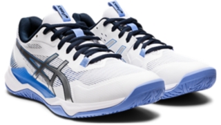 Women's GEL-TACTIC | White/Periwinkle Blue | Volleyball | ASICS