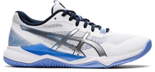 Women's GEL-TACTIC | White/Periwinkle Blue | Volleyball Shoes | ASICS