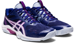 Rizado pavimento disculpa GEL-BLADE 8 | DIVE BLUE/WHITE | レディース バドミントン シューズ【ASICS公式】