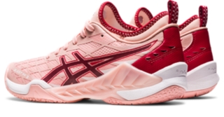 Women's BLAST FF 3 | Frosted Rose/Cranberry | Volleyball Shoes | ASICS