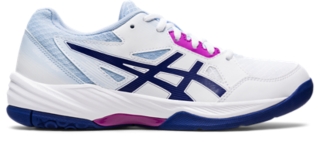 para mi bienestar dictador GEL-TASK 3 | WHITE/DIVE BLUE | レディース ハンドボール シューズ【ASICS公式】