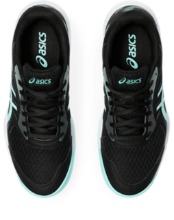 Women's UPCOURT 5, Black/Illuminate Mint, Volleyball Shoes