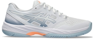 GEL-COURT HUNTER 3 | WHITE/GREY BLUE | レディース バドミントン シューズ【ASICS公式】