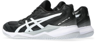 ASICS Men's Gel-Tactic 12 Shoes in Black/White - 8.5