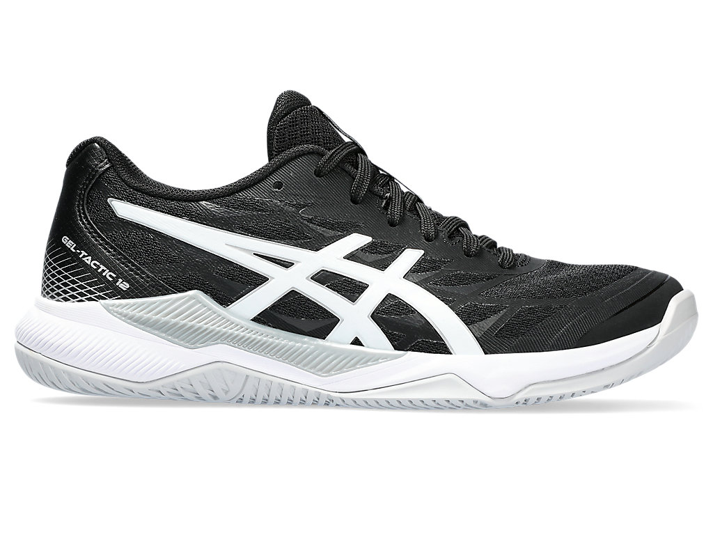 Women's GEL-TACTIC 12 | Black/White | Volleyball Shoes | ASICS