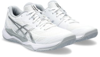 Women's GEL-TACTIC 12, White/Pure Silver, Zapatos deportivos femeninos