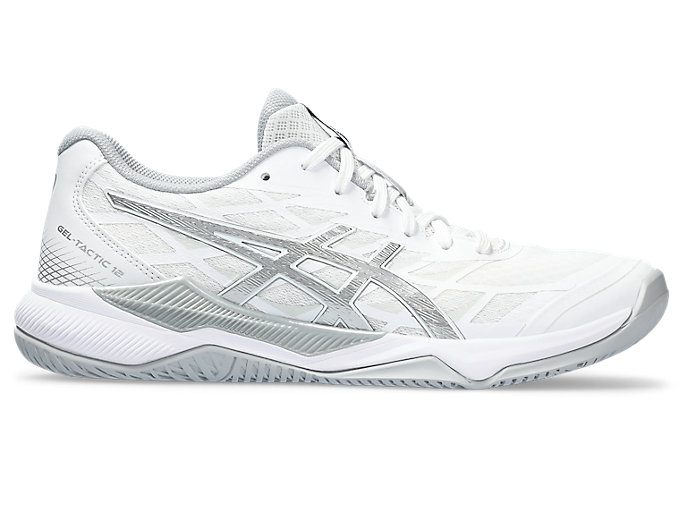 Image 1 of 7 of Femme White/Pure Silver GEL-TACTIC 12 Chaussures de Sports Indoor Femme