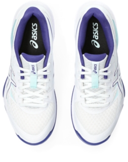 Women's GEL-TACTIC 12 | White/Eggplant | Volleyball Shoes | ASICS