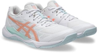 GEL TACTIC 12 Women White Bright Sunstone Hallensportschuhe fur Damen ASICS DE