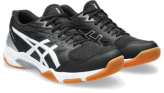 GEL ROCKET 11 Women Black Pure Silver Women s Indoor Sport Shoes ASICS UK