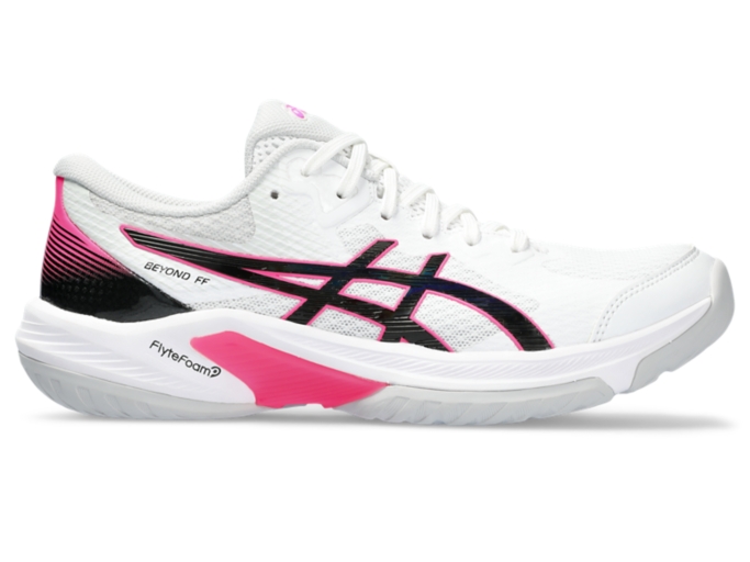 Women's BEYOND FF White/Hot Pink Women's Sports Shoes ASICS UK