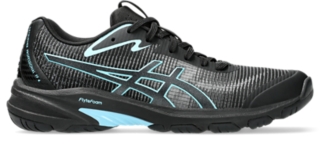 NETBURNER PROFESSIONAL FF 4 Women BLACK BRIGHT CYAN Women s Netball Shoes ASICS Singapore