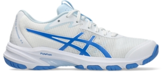 NETBURNER PROFESSIONAL FF 4 Women White Blue Coast Hallensportschuhe fur Damen ASICS DE