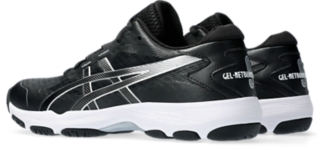 GEL NETBURNER ACADEMY 9 Women BLACK WHITE Women s Netball Shoes ASICS Singapore