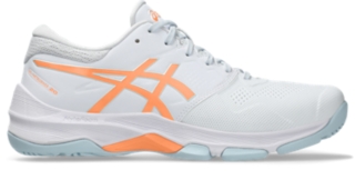 GEL NETBURNER 20 D WIDE Women White Bright Sunstone Women s Netball Shoes ASICS Australia