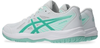 UPCOURT 6, White/Aurora Green 3
