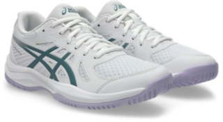 UPCOURT 6, White/Foggy Teal 2