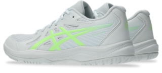 Image 3 of 8 of Women's ARCTIC BLUE/ILLUMINATE GREEN UPCOURT 6 Women's Indoor Shoes