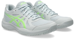 Image 2 of 8 of Women's ARCTIC BLUE/ILLUMINATE GREEN UPCOURT 6 Women's Indoor Shoes