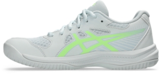 Image 4 of 8 of Women's ARCTIC BLUE/ILLUMINATE GREEN UPCOURT 6 Women's Indoor Shoes