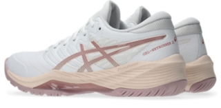 Image 3 of 8 of Women's WHITE/MORGANITE GEL-NETBURNER 21 WIDE Women's Netball Shoes