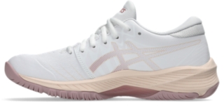 Image 4 of 8 of Women's WHITE/MORGANITE GEL-NETBURNER 21 WIDE Women's Netball Shoes