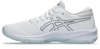 Image 4 of 8 of Women's WHITE/SKY GEL-NETBURNER 21 WIDE Women's Netball Shoes