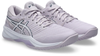 Image 2 of 8 of Women's DAHLIA/WHITE GEL-NETBURNER 21 WIDE Women's Netball Shoes