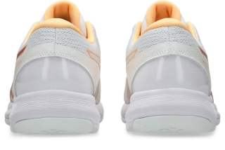 Image 5 of 8 of Women's WHITE/ROSE GOLD GEL-NETBURNER ACADEMY 10 Women's Netball Shoes