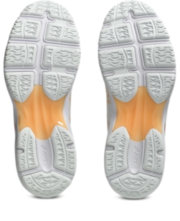 Image 7 of 8 of Women's WHITE/ROSE GOLD GEL-NETBURNER ACADEMY 10 Women's Netball Shoes