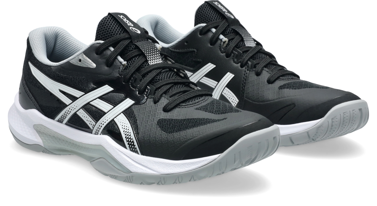 Женские кроссовки ASICS Gel-Tactic 13, цвет: Чёрный / Белый — фото 2