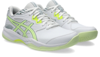 Image 2 of 7 of  WHITE/ILLUMINATE YELLOW GEL-RENMA 2 Women's Indoor Shoes