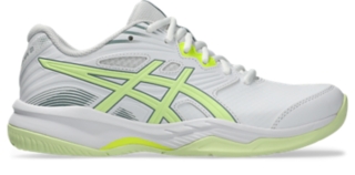 Image 7 of 7 of  WHITE/ILLUMINATE YELLOW GEL-RENMA 2 Women's Indoor Shoes