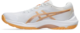 Image 4 of 8 of Women's WHITE/ROSE GOLD NETBURNER SHIELD FF 2 Women's Netball Shoes