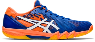 ATTACK BLADELYTE 4 | ASICS BLUE/SHOCKING ORANGE | メンズ 卓球 シューズ | ASICS