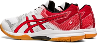 Asics gel rocket 9 men's shoes 2025 white classic red