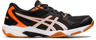 GEL-ROCKET 10 | BLACK/SHOCKING ORANGE | メンズ バレーボール シューズ【ASICS公式通販】